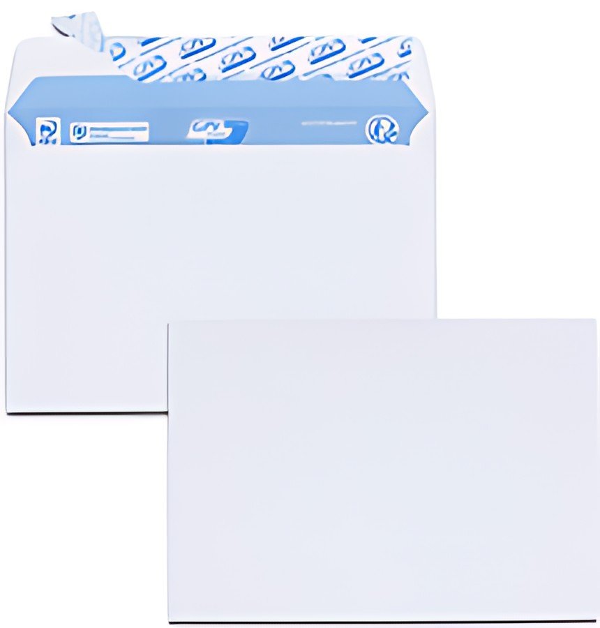 GPV Enveloppes, C5, 162 x 229 mm, sans fenêtre, blanc