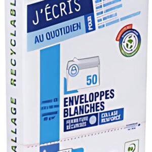 GPV Enveloppes, C5, 162 x 229 mm, sans fenêtre, blanc