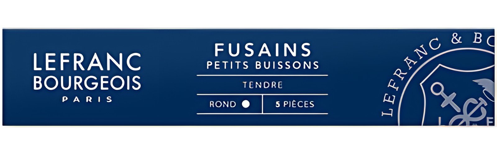 LEFRANC BOURGEOIS Fusain "Petit Buisson", étui de 5, rond
