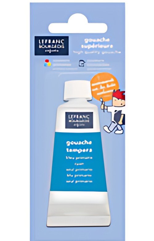 LEFRANC BOURGEOIS Gouache en tube 20 ml, bleu primaire