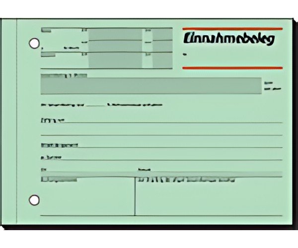 Carnet de formulaires sigel "Reçu de revenus", A6 paysage, 50 feuilles