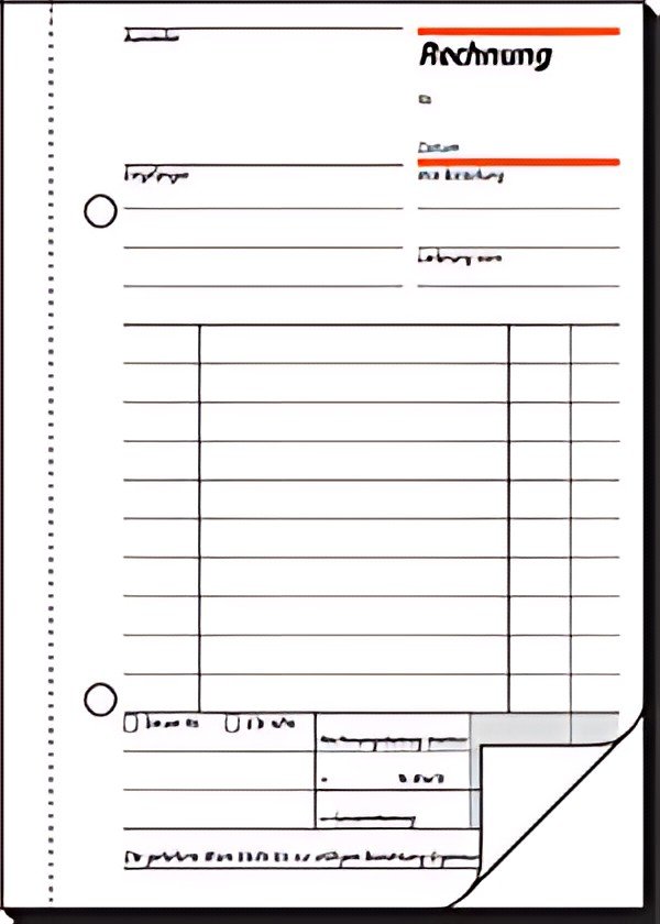 cahier de formulaires sigel "Facture", A6, 2 x 40 feuilles, SD