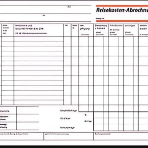 Carnet de notes sigel « Rapport de frais de voyage », A5 paysage