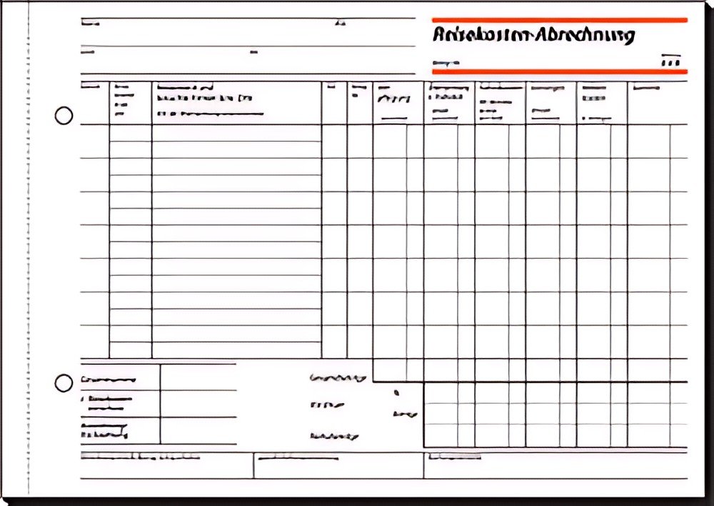 Carnet de notes sigel « Rapport de frais de voyage », A5 paysage