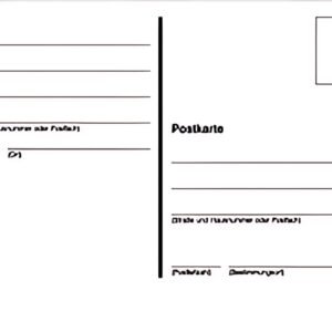 sigel Vordruck "Postkarten", A6 quer, 10 Blatt, im Heft