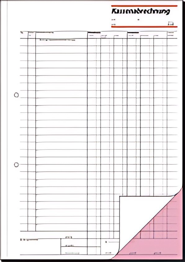 Sigel Form Book "Comptabilité de trésorerie", A4, 2 x 50 feuilles