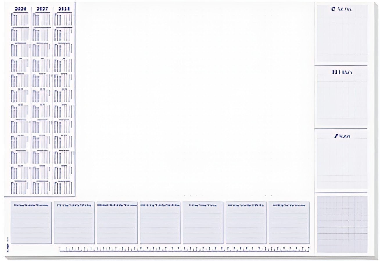 Bloc-notes en papier sigel "Lilas", 595 x 410 mm