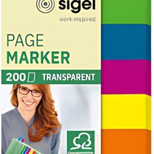 sigel Marque-page repositionnable mini, 50 x 12 mm