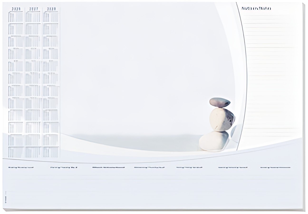 sigel Sous-main bloc papier "Harmony", 590 x 410 mm