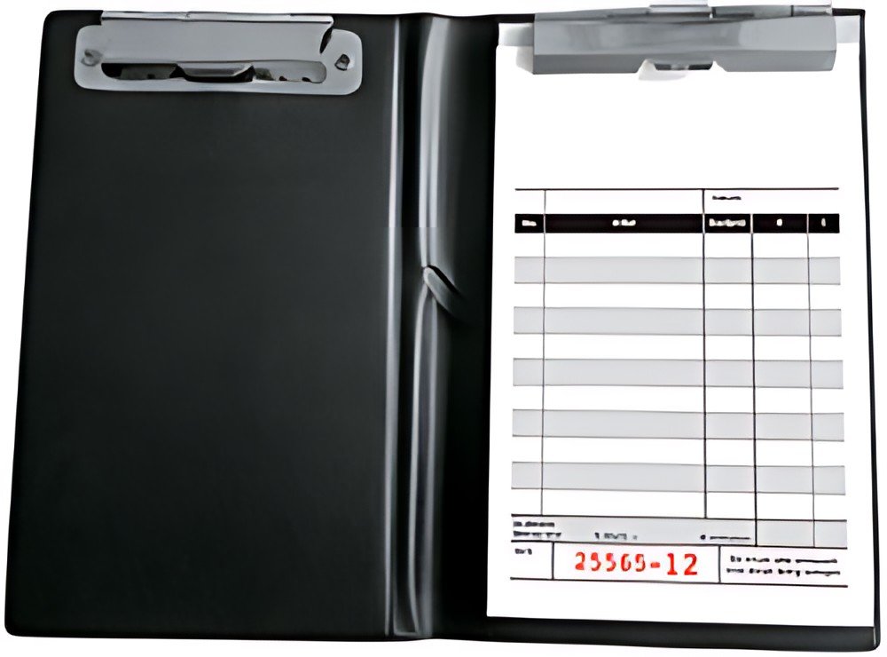Dossier sigel cash pad, 120 x 180 mm, couleur : noir