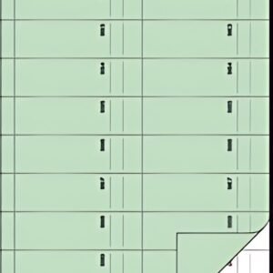 sigel Bloc de bons "Carnet de bons", A4, 1000 coupons, vert