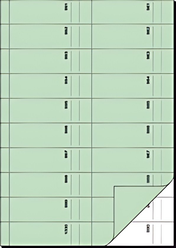 sigel Bloc de bons "Carnet de bons", A4, 1000 coupons, vert