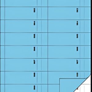 sigel Bloc de bons "Carnet de bons", A4, 1000 coupons, bleu