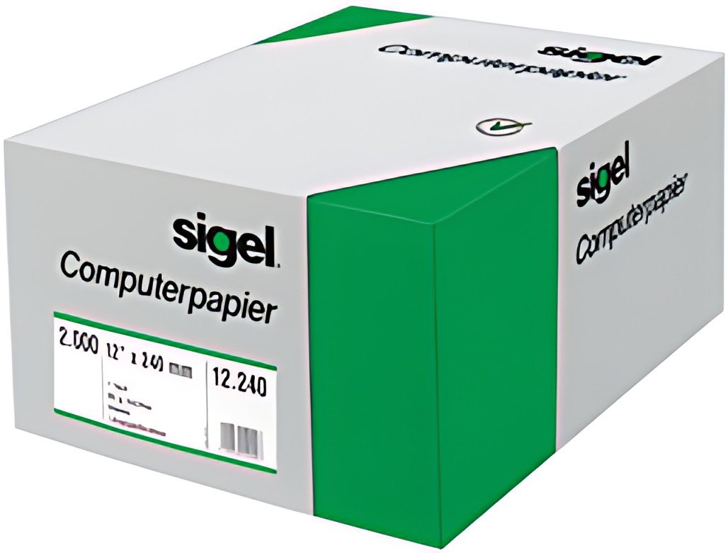 sigel Papier listing, 330 mm x 8" (20,32 cm), A4 paysage