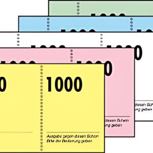 sigel Bloc de tickets numérotés 1-1000, 105 x 50 mm