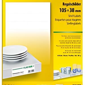 sigel Etiquette pour étagère, 105 x 38 mm, blanc, 170 g/m2