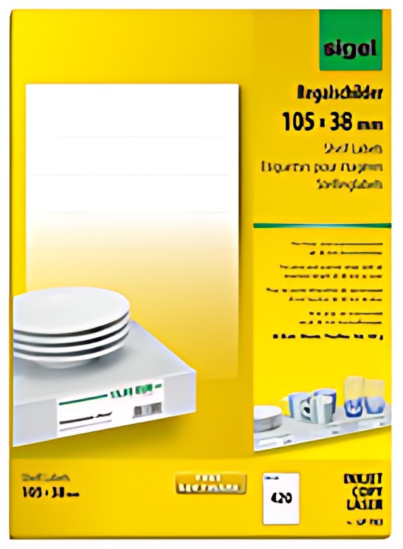 sigel Etiquette pour étagère, 105 x 38 mm, blanc, 170 g/m2