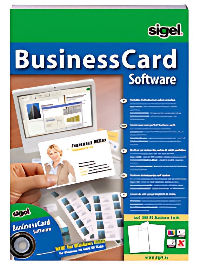 sigel Logiciel BusinessCard, pour cartes de visite