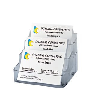 sigel Porte-cartes de visite, en plastique dur