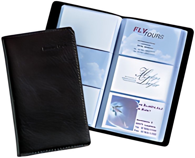 sigel Pochette pour cartes de visite, pour 120 cartes de