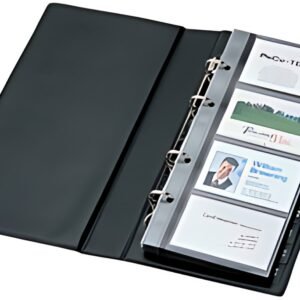 sigel pochettes pour classeur à anneaux pour cartes visites