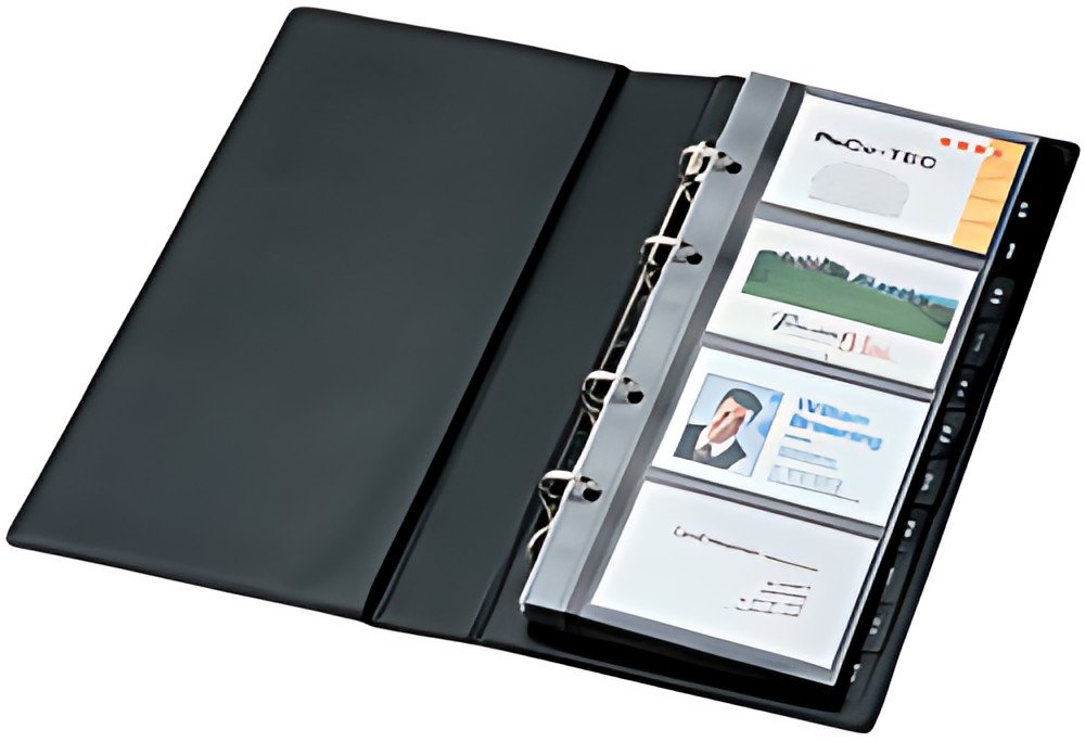 sigel pochettes pour classeur à anneaux pour cartes visites