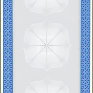 sigel Papier à motif, A4, 185 g, bleu