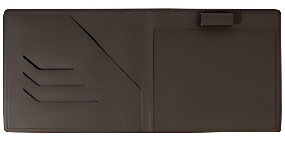 sigel Reliure pour manifold, A6 paysage, PU, noir
