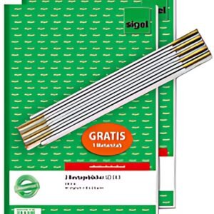 Livre de formulaires sigel "Journal de construction", A4, + mètre pliant GRATUIT