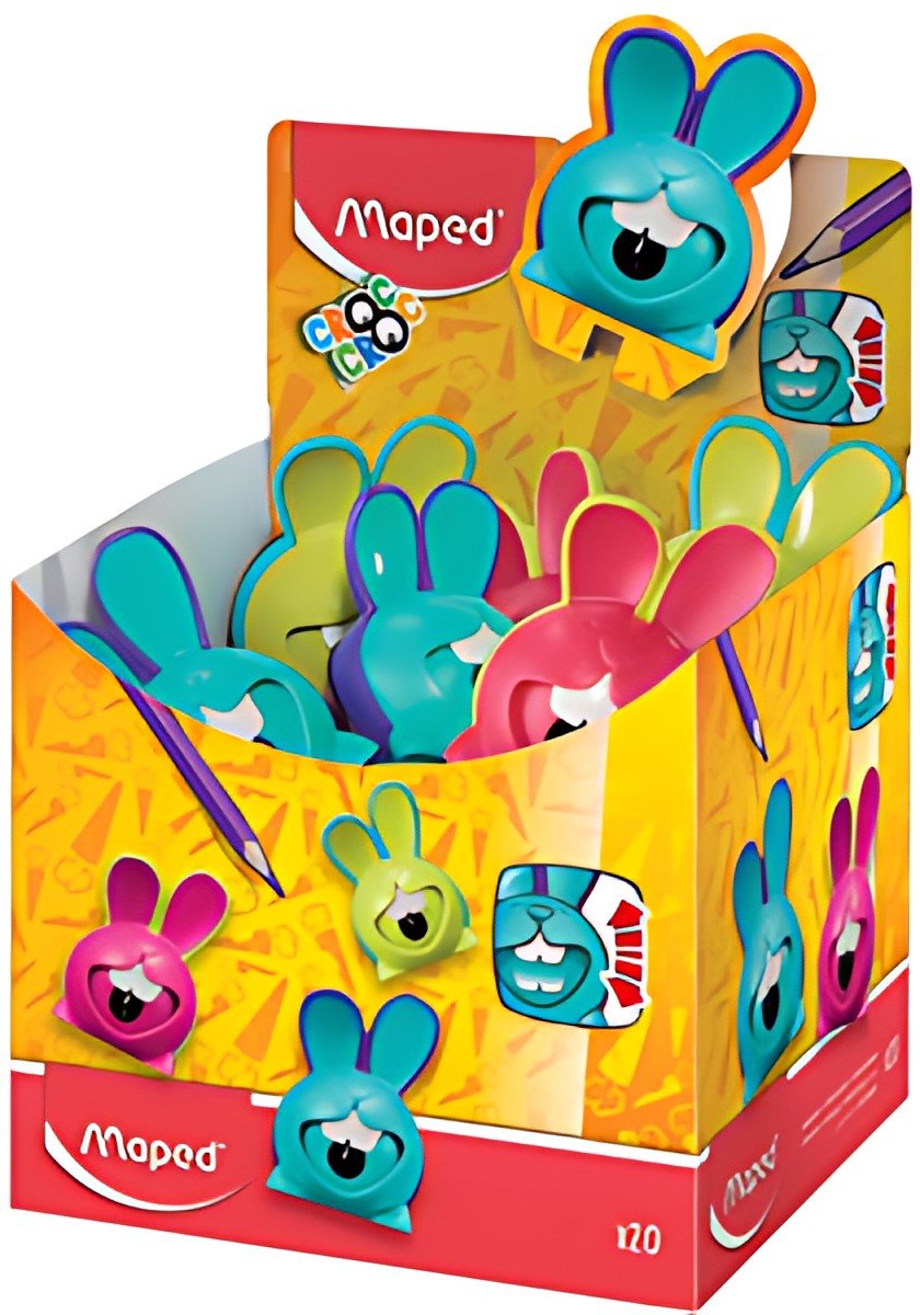 Maped Taille-crayon Croc Croc Innovation, présentoir de 20