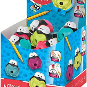 Maped Taille-crayons Croc Croc Signal, présentoir de 24