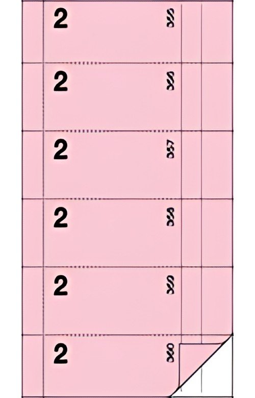 sigel Bloc de bons "Serveur no 1", vert