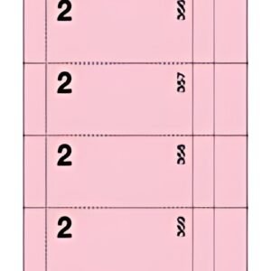 sigel Bloc de bons "Serveur no 2", rosé