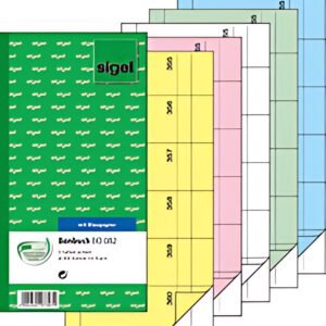 sigel Bloc de bons "Carnet de bons", 105 x 200 mm, assorti