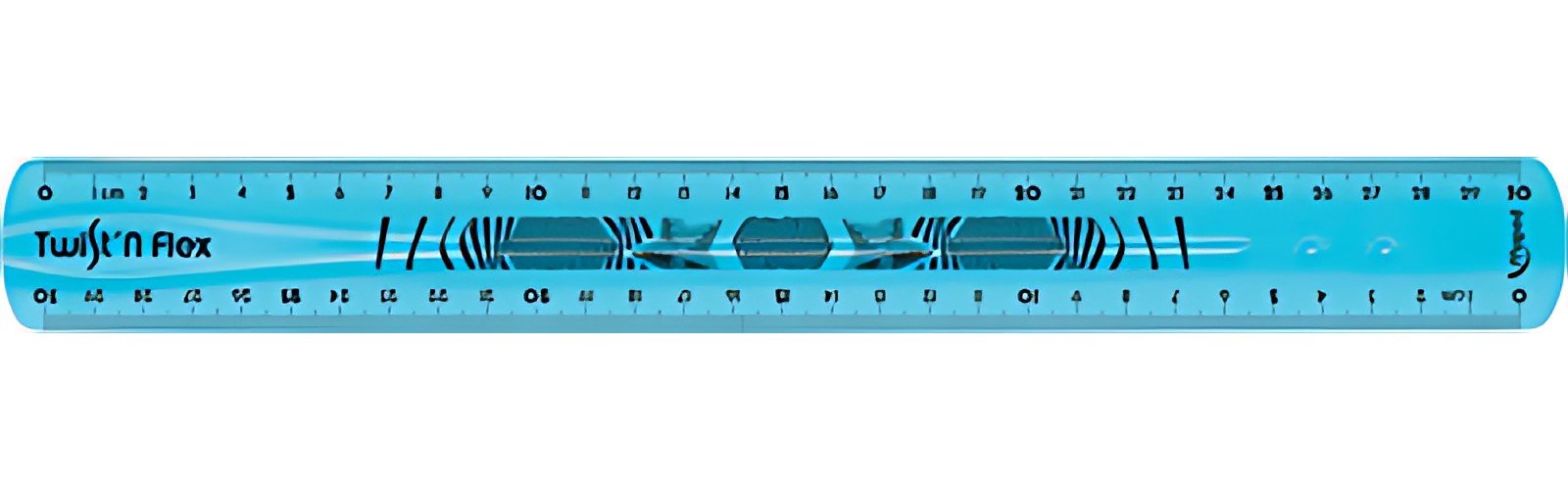 Maped Règle plate Twist'n Flex, 300 mm, incassable, flexible