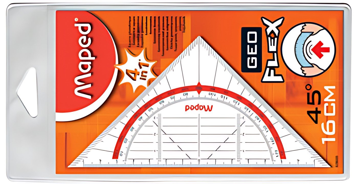 Maped Equerre géométrique Geo-Flex, hypoténuse: 160 mm