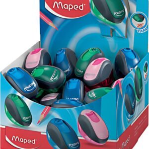 Maped Taille crayon boîte Clean, assorti, présentoir de 36
