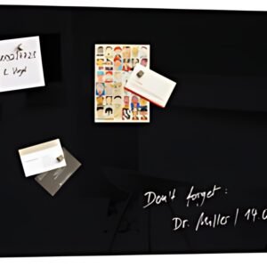 sigel tableau magnétique en verre "artverum", inscriptible