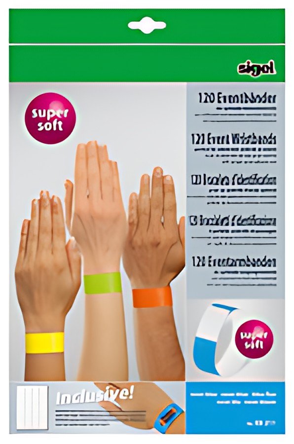 sigel bracelet d'identification "Super Soft", blanc