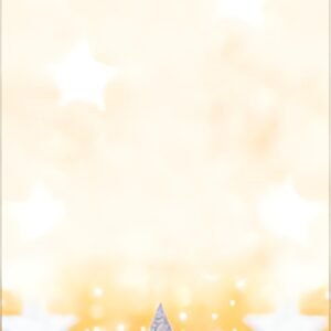 sigel Papier à motif de Noël "Glitter Stars", A4, 90 g/m2