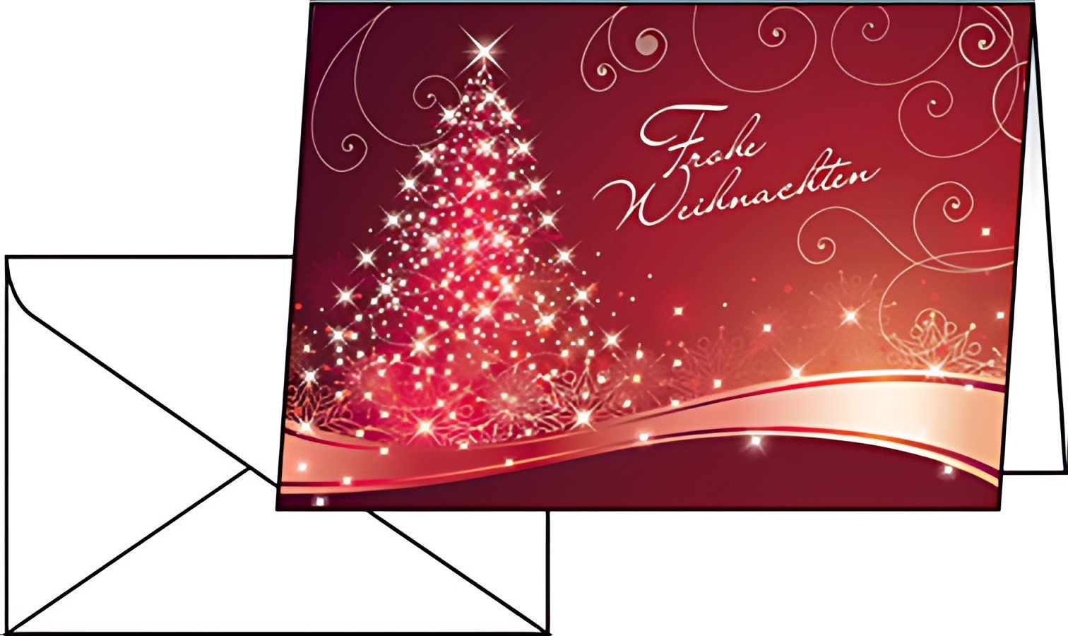 sigel Carte de Noël "Christmas Swing", A6 (A5)