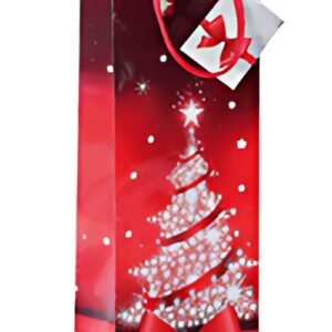 sigel Sac cadeau de Noël pour bouteille "Sparkling Tree"