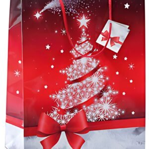 sigel Sac cadeau de Noël "Sparkling Tree", petit