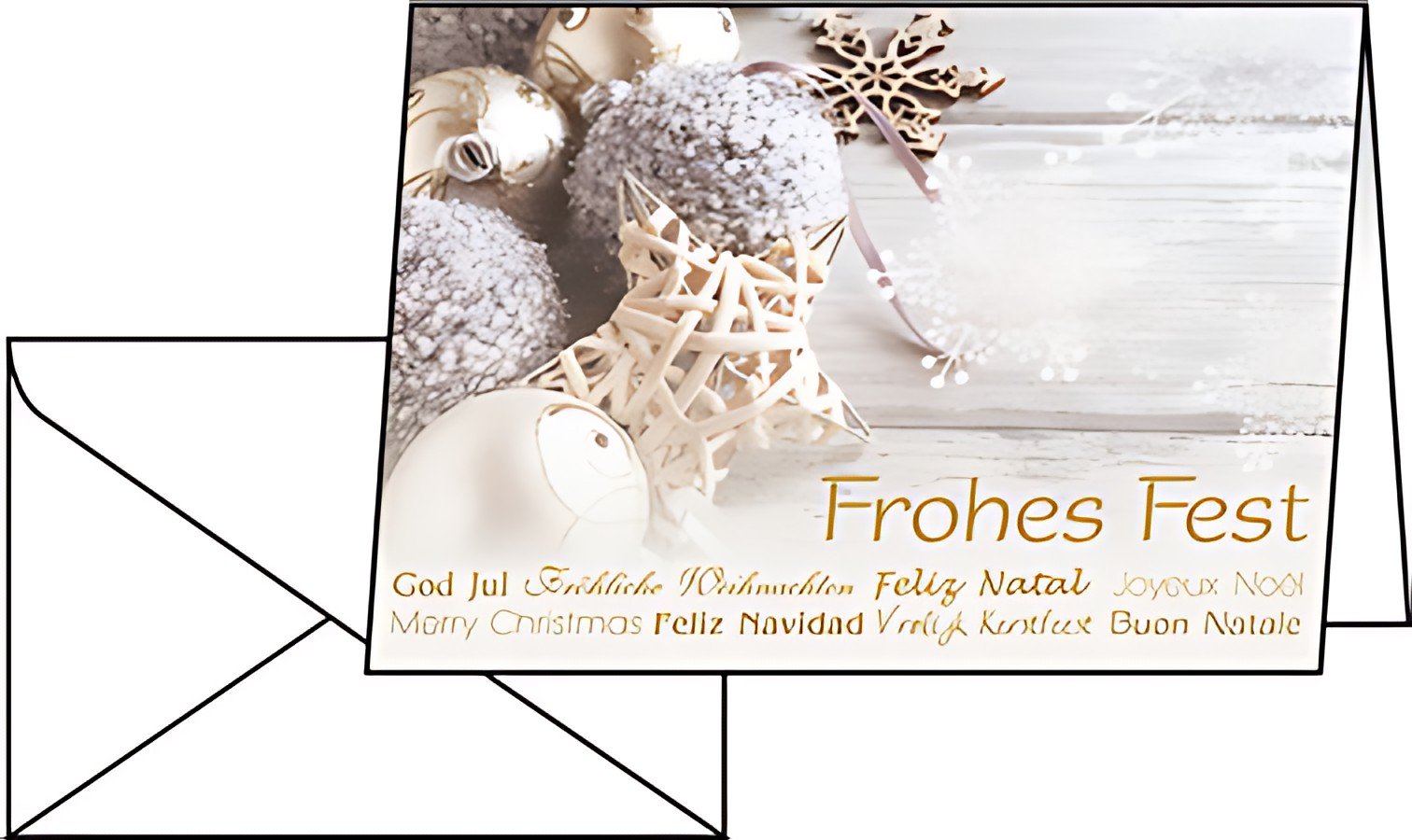 sigel Carte de Noël "Christmas Feeling", A6 (A5)
