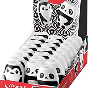 Maped Taille-crayons FANCY, noir/blanc, présentoir de 25