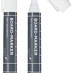 sigel Marqueur universel, pointe ogive: 2 - 3 mm, blanc