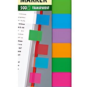 sigel Marque-page repositionnable Film Multicolor, 44x12,5mm