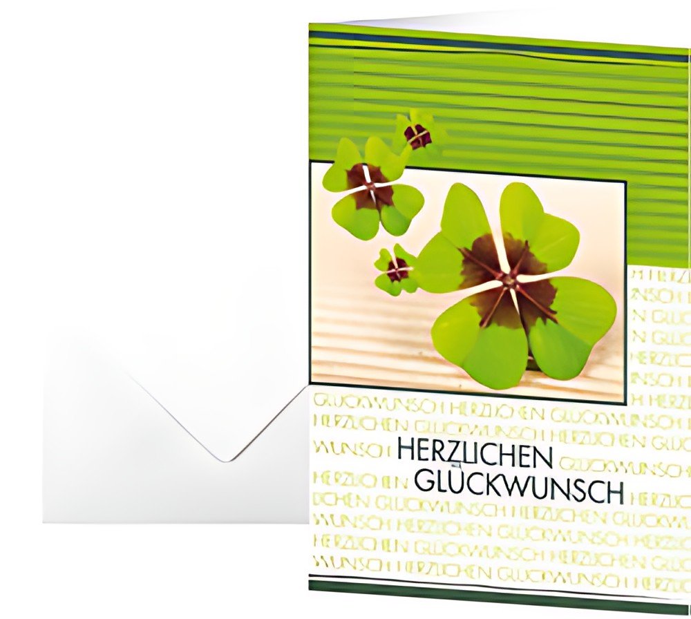 sigel Glückwunschkarte "Fortune", (B)115 x (H)170 mm