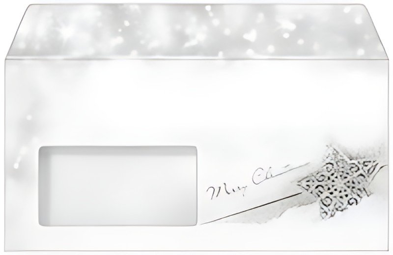 sigel Enveloppe de Noel "Brilliant Star", format long