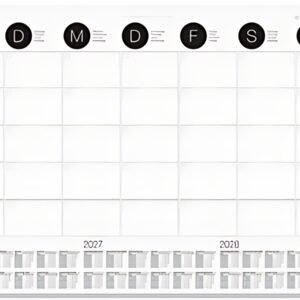 sigel Sous-main bloc papier / Calendrier mural, noir-blanc